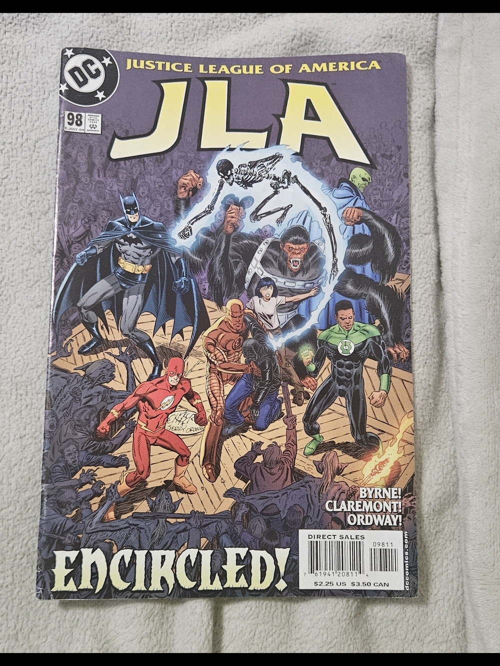 JLA #98 (DC Comics July 2004) Raw 7-8.5 C37